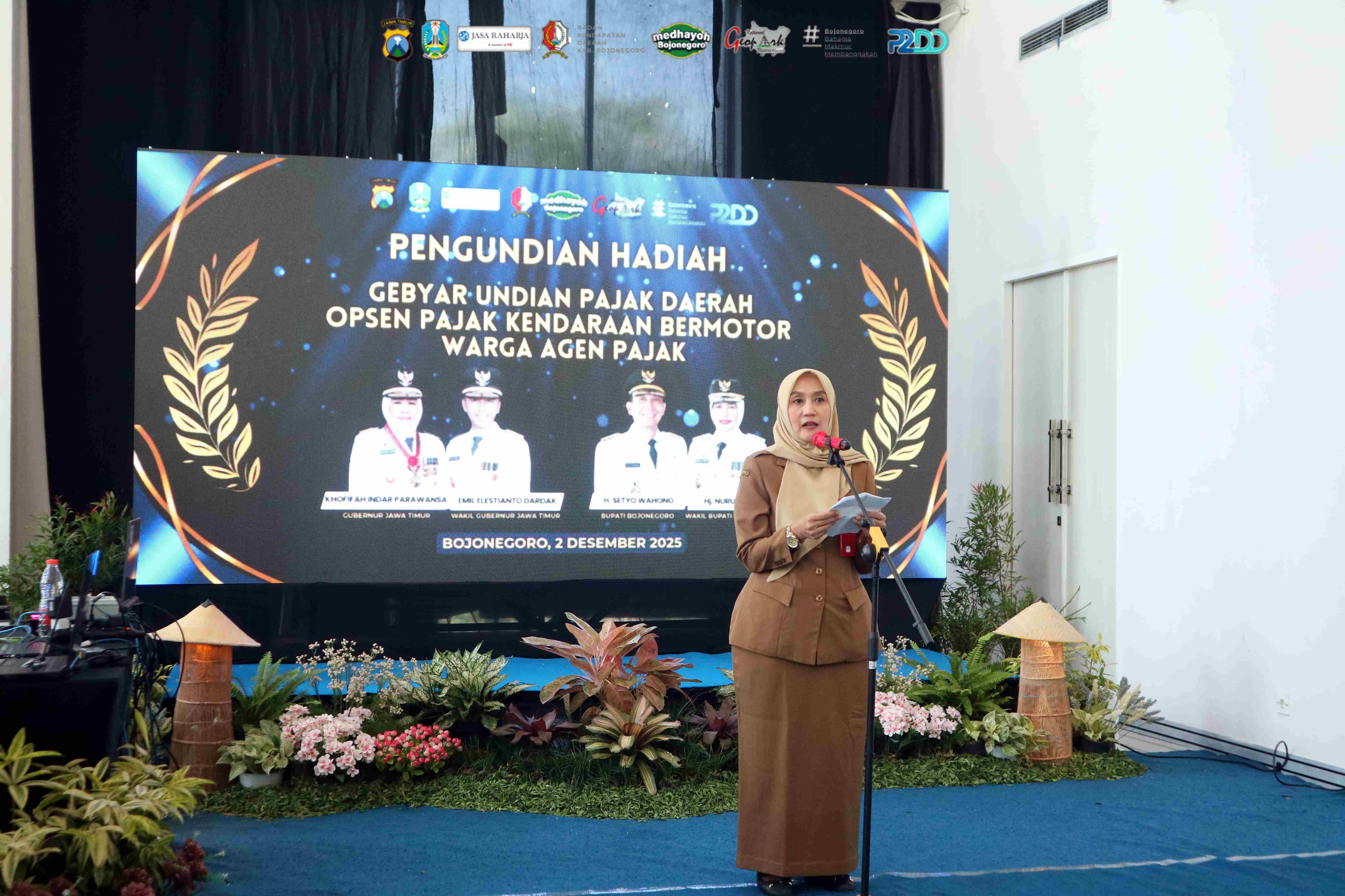 Pengundian Gebyar Undian Pajak Daerah, Opsen PKB, dan Warga Agen Pajak Bojonegoro Tahun 2025