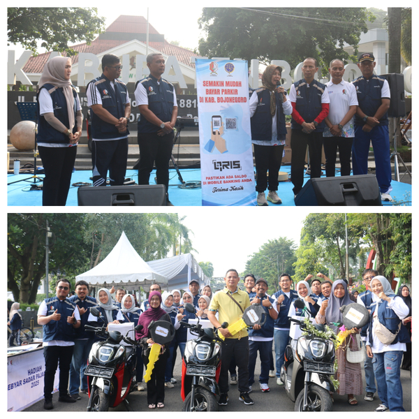 Hakordia 2025 di CFD Bojonegoro: Launching QRIS Parkir dan Gebyar Pajak Daerah